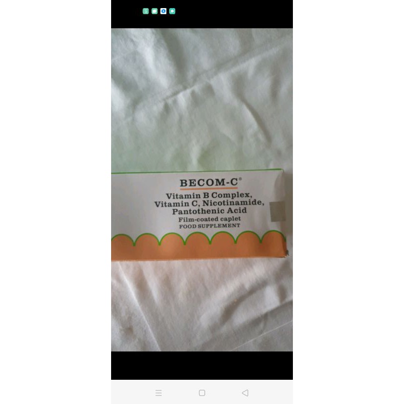 Becom C HARGA STRIP isi 10 tablet vitamin B complex+C