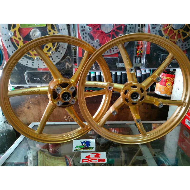 Velg RCB Racing Boy SP-522 GOLD Palang 6 motor SONIC 150