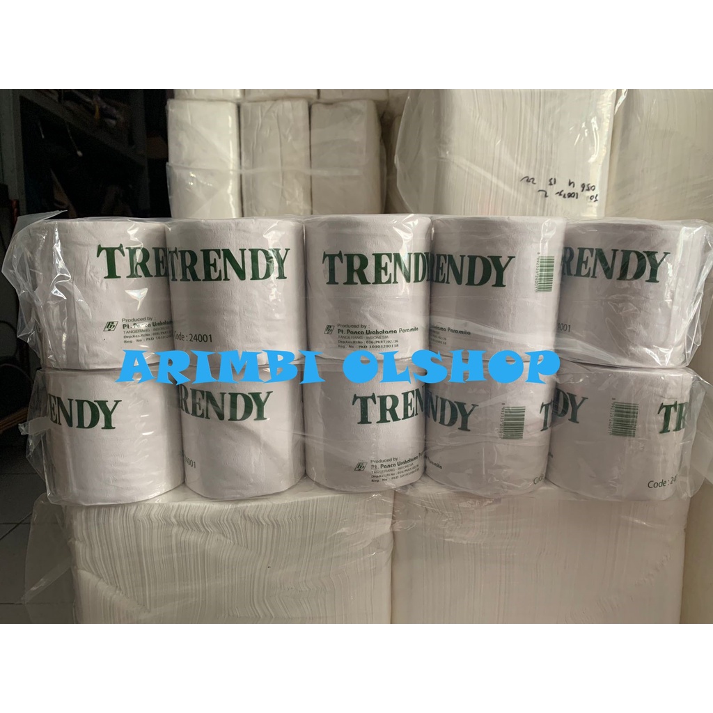 TISSUE TRENDY ROLL HIJAU