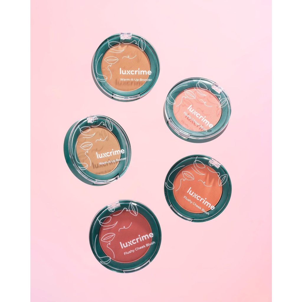 LUXCRIME Warm-It-Up Bronzer Chocolate Pretzel, Butter Cookies