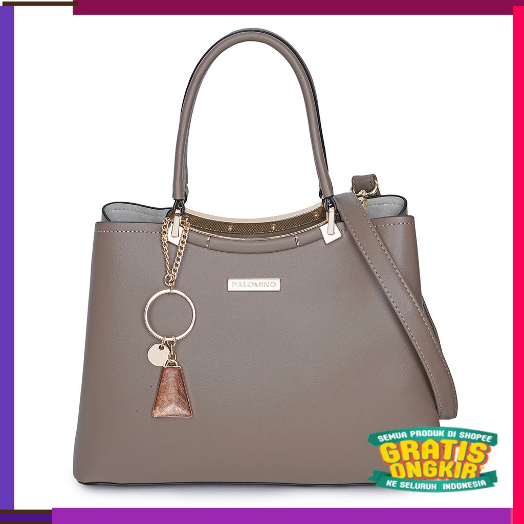 TAS WANITA TERBARU BRAND TERNAMA Palomino Minsa Handbag - Grey