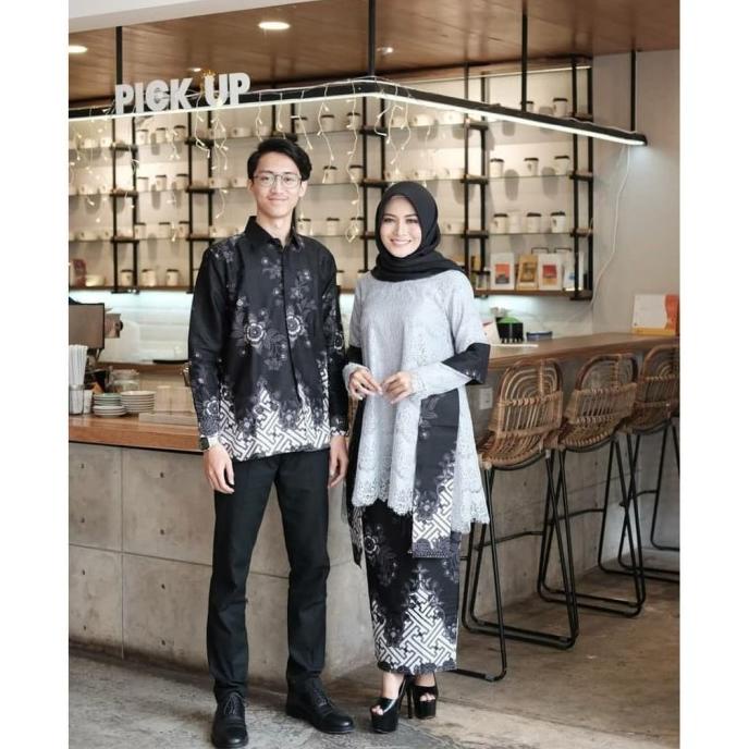 Kebaya Couple Modern / Set Kebaya Batik Lamaran Kondangan