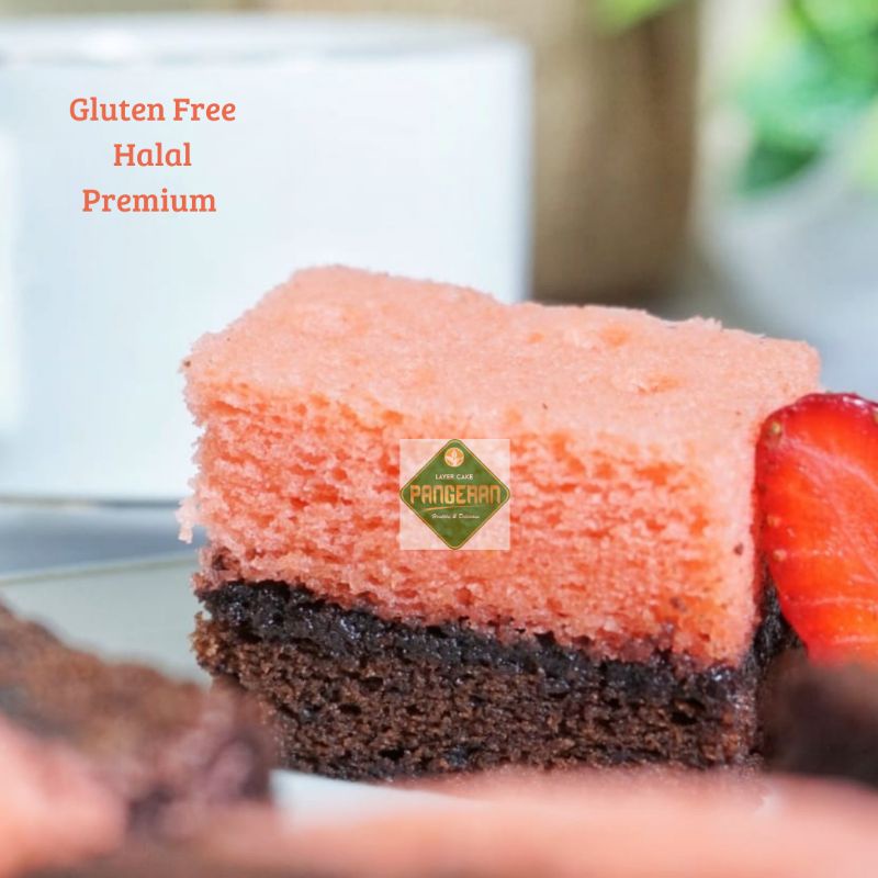 

Bolu kukus Bebas Gluten rasa Strawberry