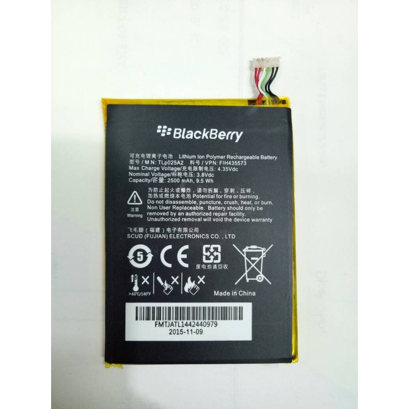 Battery Batre Baterai Blackberry BB Z3 FIH435573