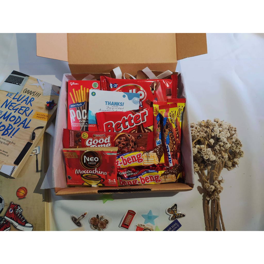 Snack Box Murah/Hampers/Gift Box Snack/Hadiah Snack Ulang tahun/Hampers Snack Lucu