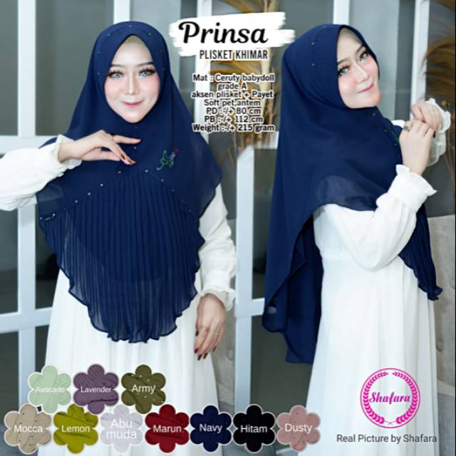 Prinsa plisket khimar