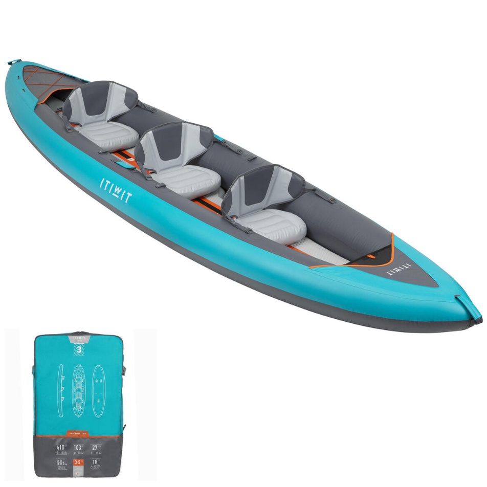 ITIWIT Inflatable Kayak Touring 2/3 Places