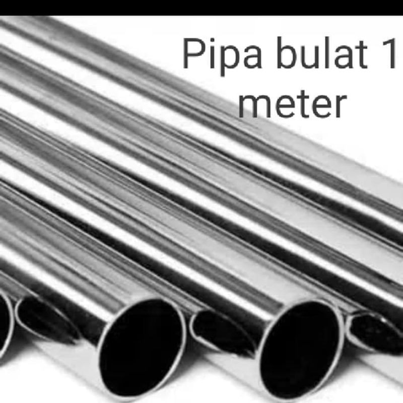 Pipa Bulat Chrome/Tiang Pipa Bulat / Display Hanger/ Cantolan Hanger