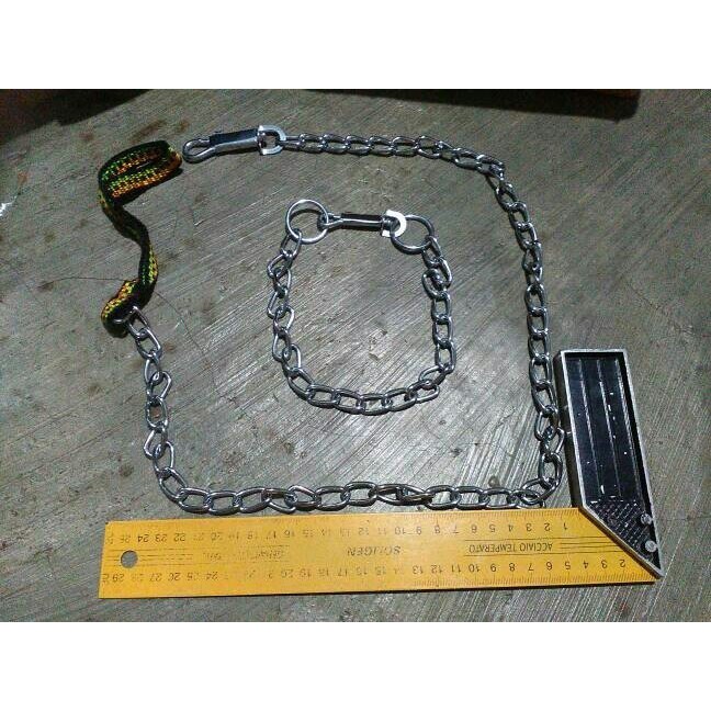 Rantai Anjing Besar Dog Chain Chrome Stainless