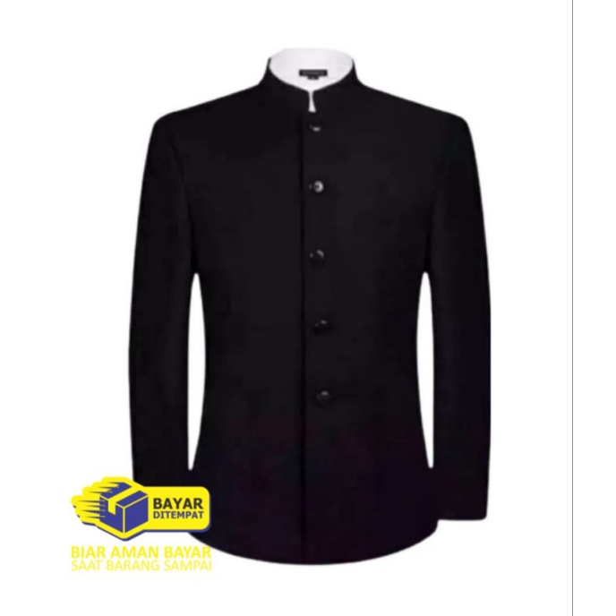 Jas Mandarin Hitam Jas Mandarin putih