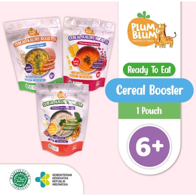 Cereal Booster MPASI Bayi Baby Plum Blum