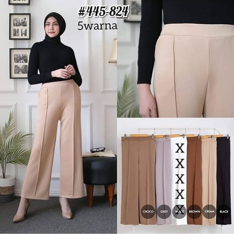 CELANA KULOT CUBIT JUMBO XXL / CELANA KULOT WANITA HIGH WAIST PREMIUM