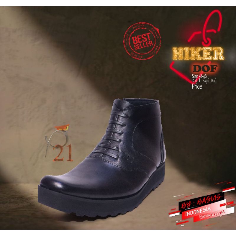 hiker dof p21/ sepatu hiker dof p21/ sepatu dinas polki p21