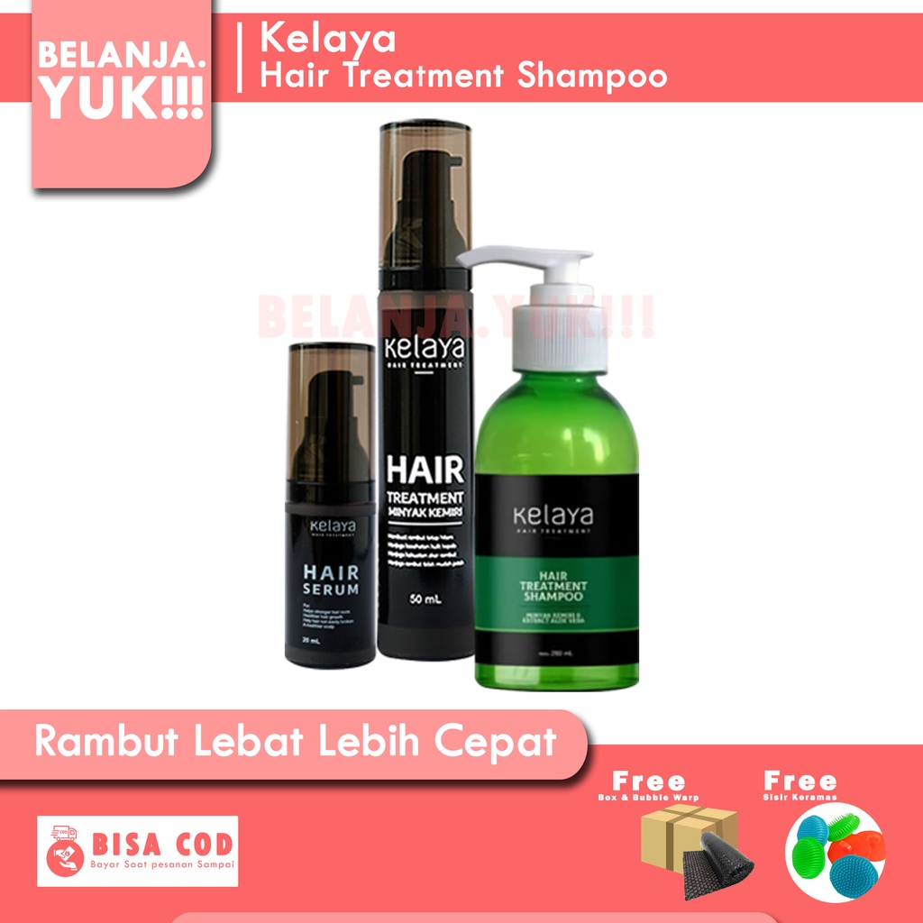 Shampo Shampoo Kelaya Mengatasi Rambut Rontok Anti Botak dan Rusak Hair Treatment 100% ORIGINAL