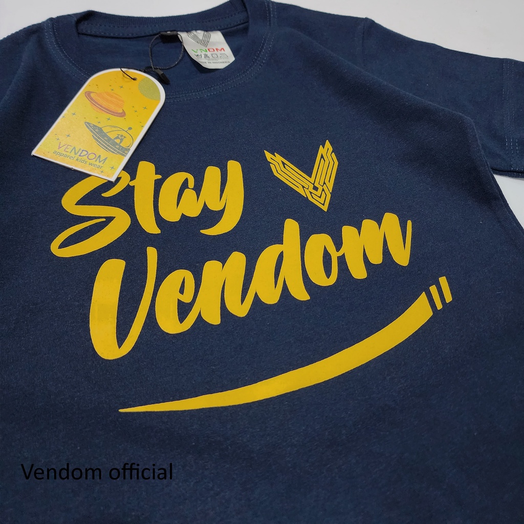kaos anak , kaos anak laki laki &amp; perempuan ,  kaos anak kekinian , baju kaos anak premium tulisan sablon vendom usia 1-12 tahun