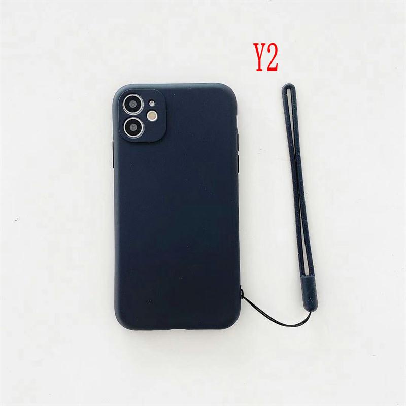 CASING IPHONE 12 MINI IPHONE  7 8 6 PLUS 7 PLUS 8 PLUS X XS XR XS MAX CASE SILICONE SQUARE LANYARD N