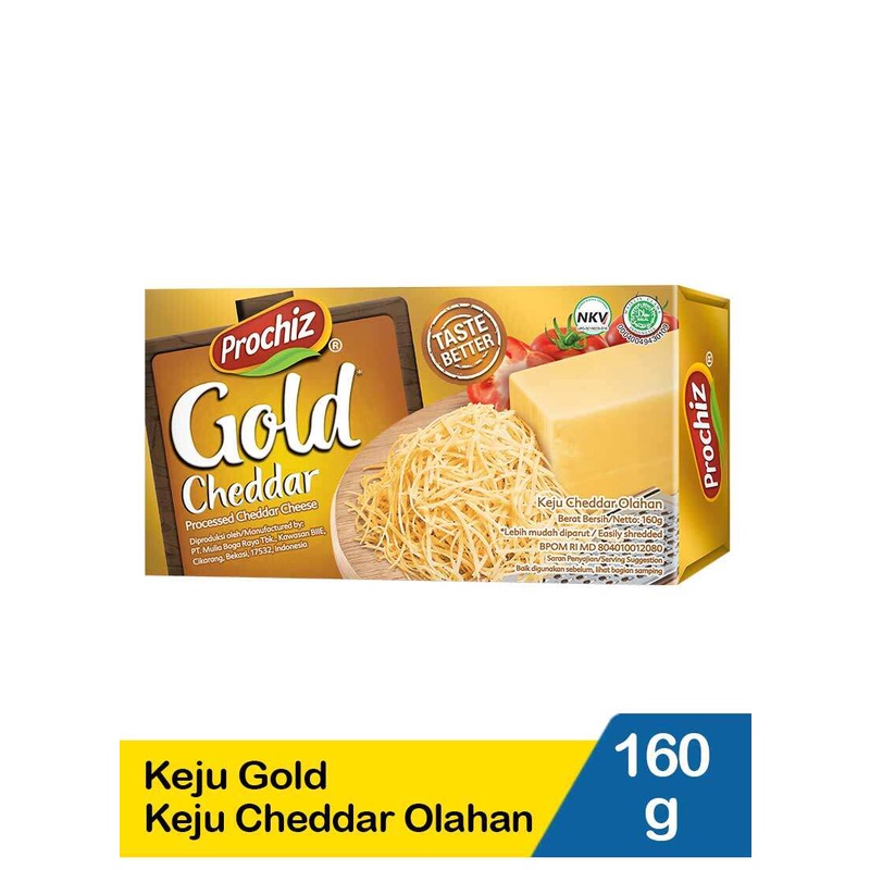 Jual Prochiz Gold Cheddar 160g | Shopee Indonesia