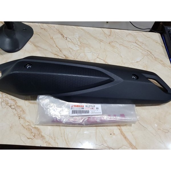 COVER TUTUP TAMENG KNALPOT PANJANG LEXI AEROX 155 ASLI ORI YAMAHA