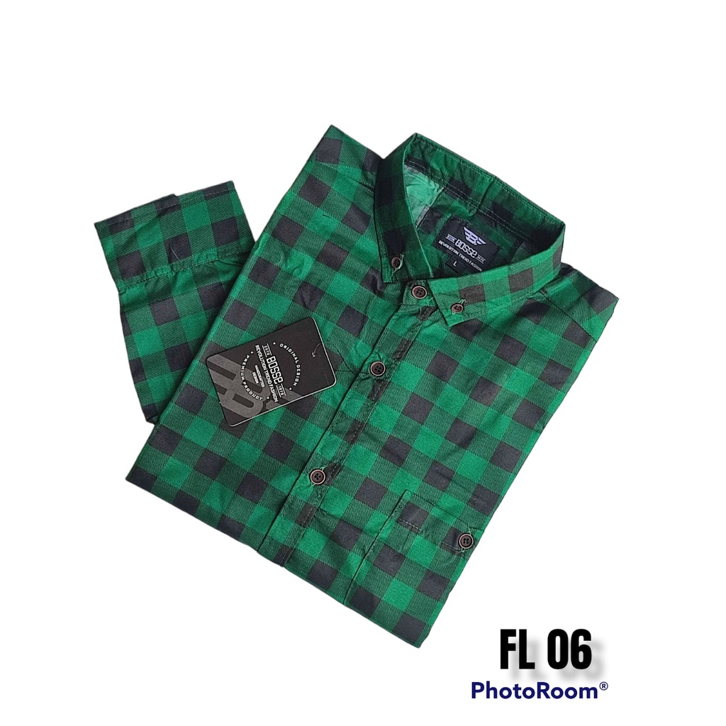 Kemeja Flanel Distro Surfing Lengan Panjang Pria Motif Garis Kotak Kotak Spcial Harga Grosir M L XL JU50