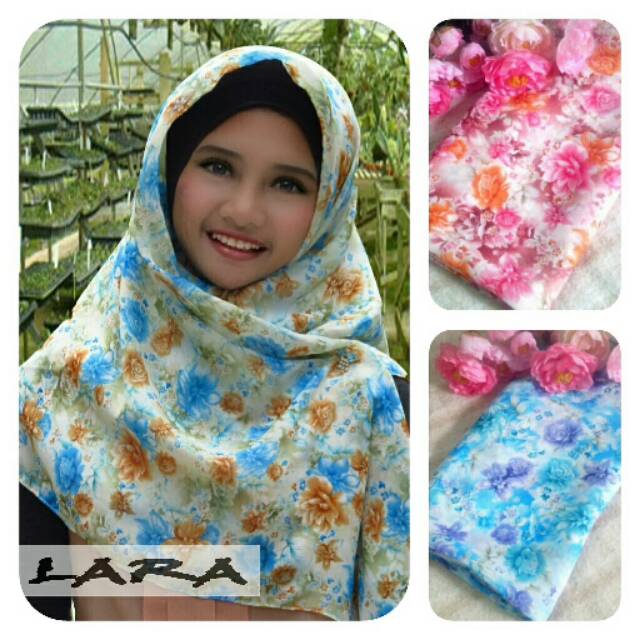 Hijab /Flower square hijab