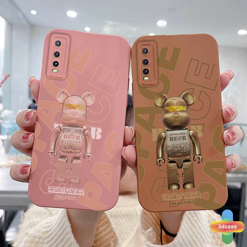 Soft Case Motif Cartoon Robot Bear Angel Eyes Case VIVO Y21 2021 Y12S Y12 Y20 Y91C Y30 Y21S Y20S Y12i Y15S Y91 Y30i Y93 Y95 Y15 Y17 Y53 Y50 Y53S Y51 2020 Y51A Y15A Y10 Y76S Y76 Y33S Y1S Y11 Y31 Y20i Y91i Y90 Y51S Y12A