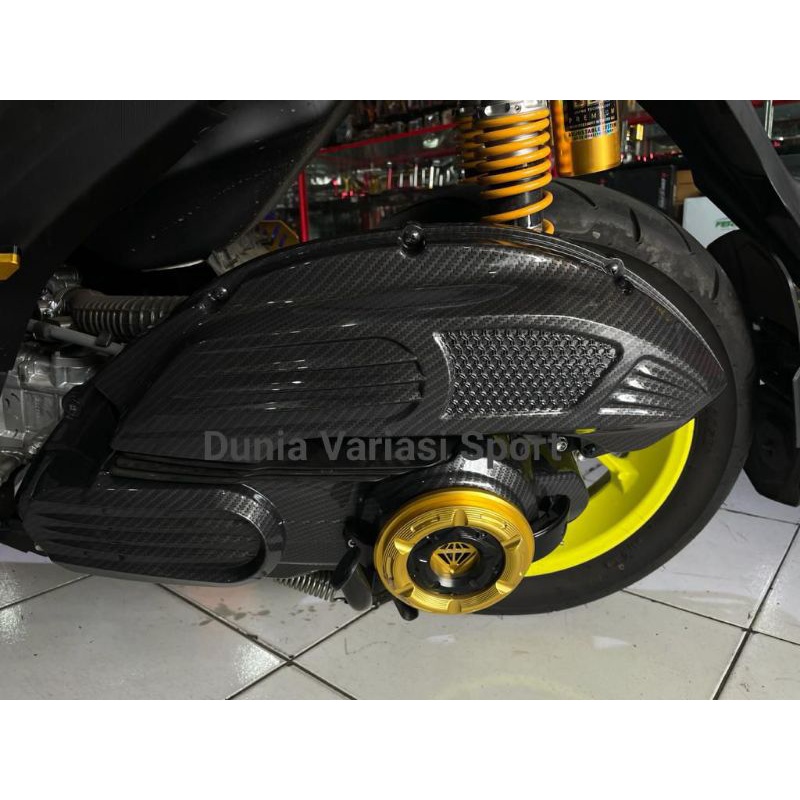 Tutup/ Cover CVT Aerox 2020/2021/ Nmax2020/2021 Carbon MHR Bestquality