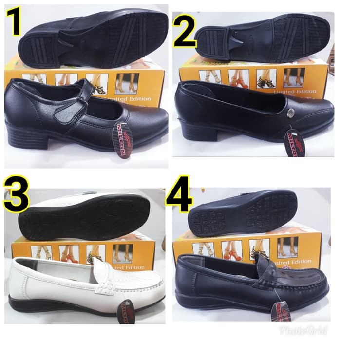 Sepatu Heels Wanita Tinggi Aksen Tali Warna Putih Dan Cream Imp 1991KD  Milton/Pantopel Wanita/ Kan