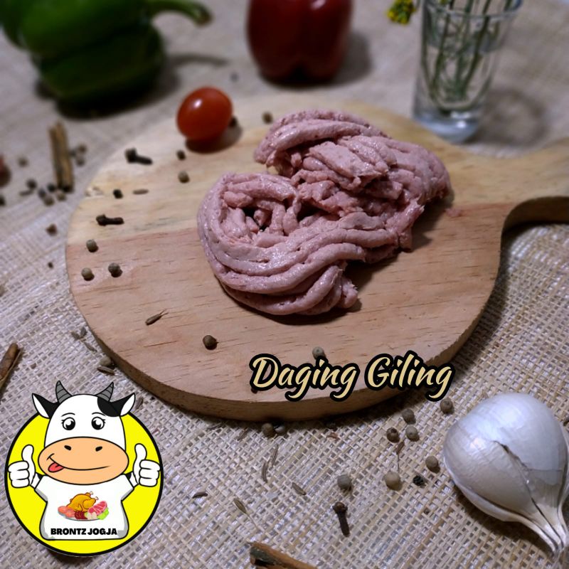 

DAGING SAPI GILING MURAH ( DENGAN LEMAK ) 500GR - DAGING SAPI IMPORT - BRONTZ JOGJA
