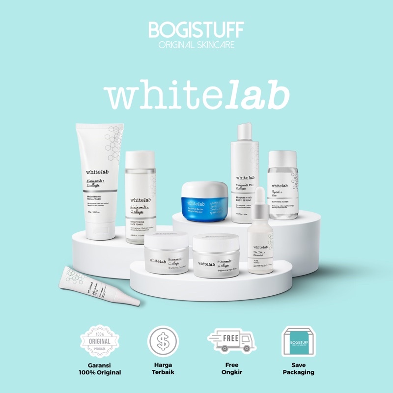 WHITELAB BRIGHTENING SERUM | FACIAL WASH | BRIGHTENING TONER | WHITELAB PEELING SERUM