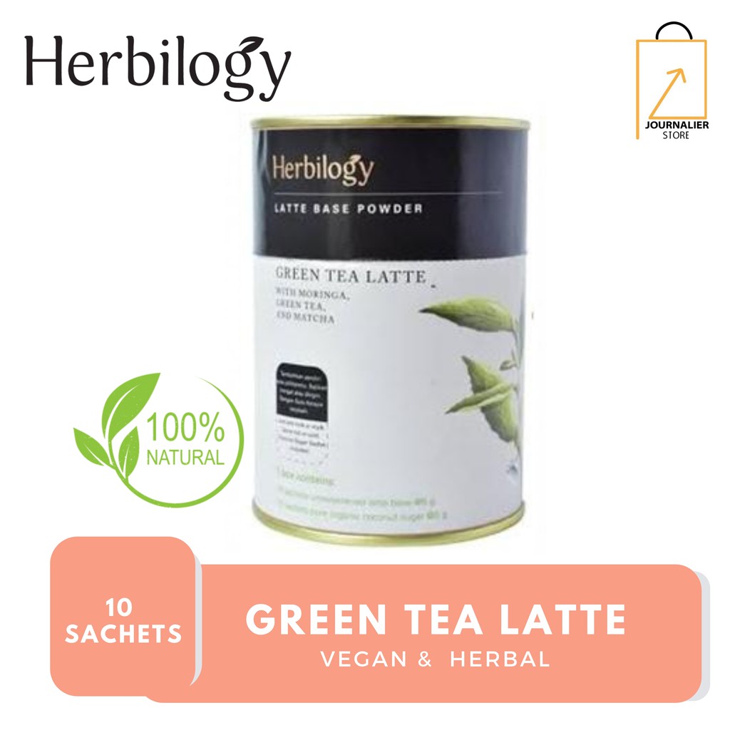 

HERBILOGY Green Tea Latte Vegan Herbal Latte Powder (10 Sachets)