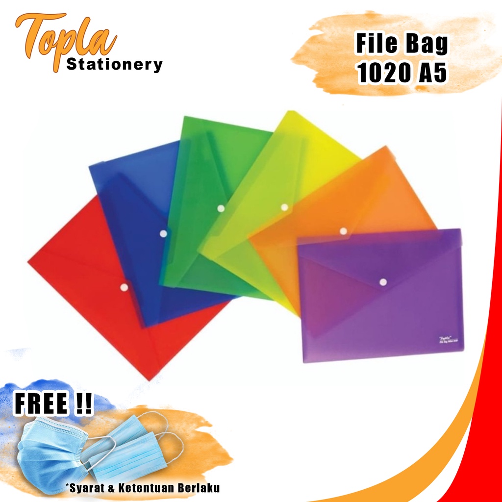 

Harga dapat 3 pcs Topla Map Kancing Mini Map Dokumen Map File Amplop Dokumen Plastik File Bag Mini 1020 )