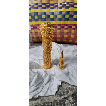 kepala tongkat komando polri lapis emas