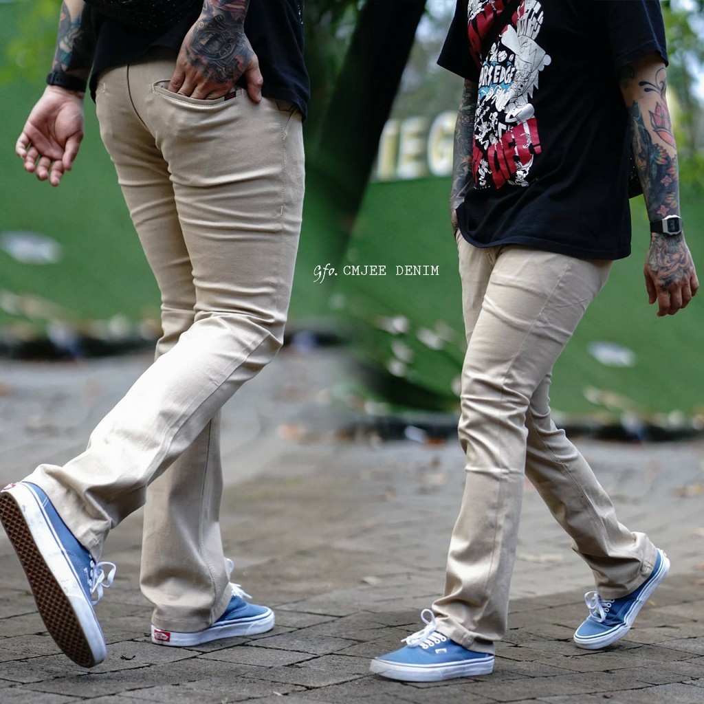 Celana cino panjang pria slimpit original santai|Casual|Formal  Celana chino panjang reguler