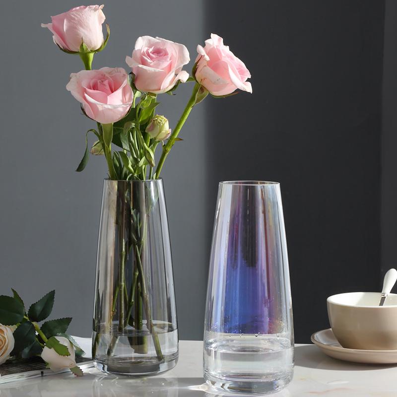 Cahaya kaca mewah vas  dekorasi yang modern ruang tamu 