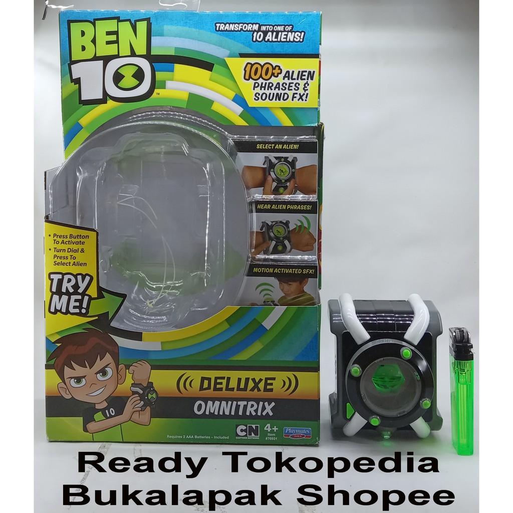 Playmates Cartoon Network Gelang Tangan Ben 10 Omnitrix Deluxe BIB