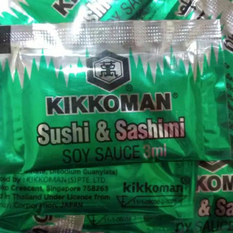 Jual KIKKOMAN SOY SAUCE SACHET SUSHI & SASHIMI (KECAP ASIN JEPANG UNTUK