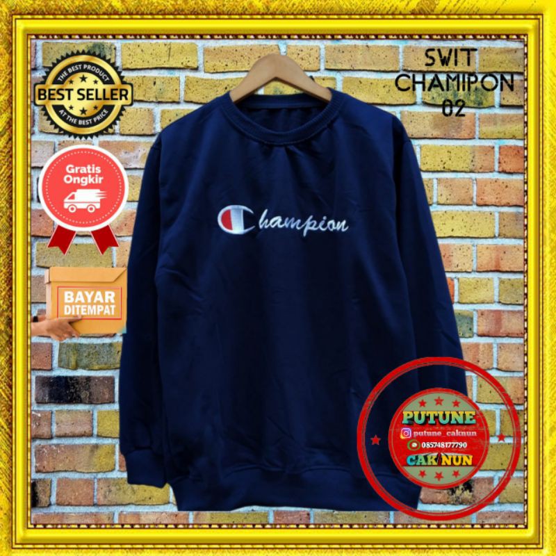 Sweater Champion Original / Crewneck Champion Ori [COD]
