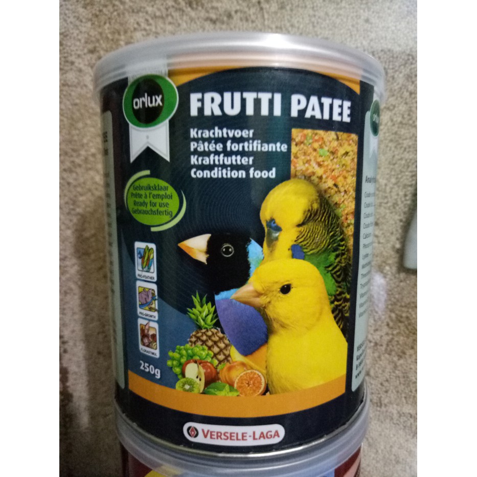 PAKAN KENARI LOVEBIRD IMPOR - FRUTTI PATEE