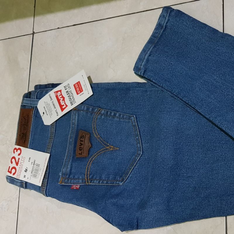 celana jeans cewek jeans perempuan levis biru pensil
