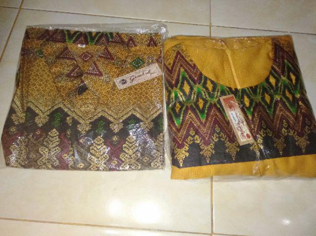 Batik Couple Kebaya Ayunda Zavira Longblus Modern Tanah Abang Setelan Wanita Seragaman Murah Pesta
