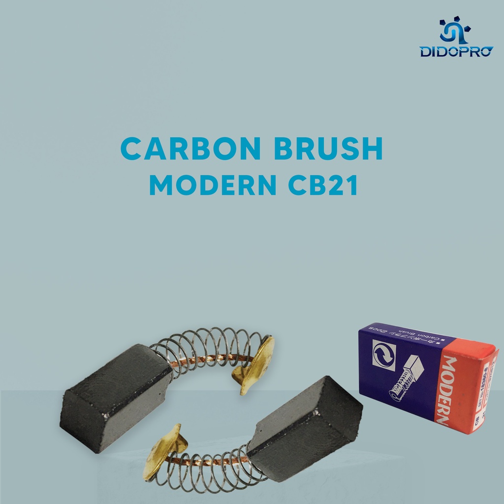 MODERN Carbon Brush 21 Harga Per Pack Isi 20 Set cb21 Kul Arang Spul