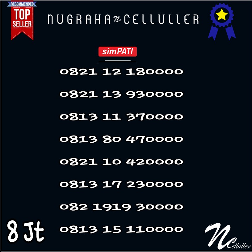 Nomor Cantik Simpati Kwartet 0000 Puluhribuan