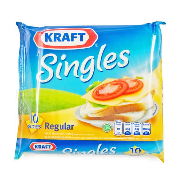 

Kraft Singles Keju Lembaran Regular 167 g