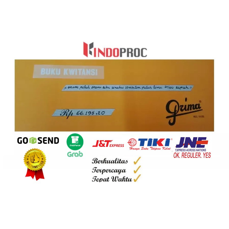 

Buku Kwitansi PRIMA 50 Lembar