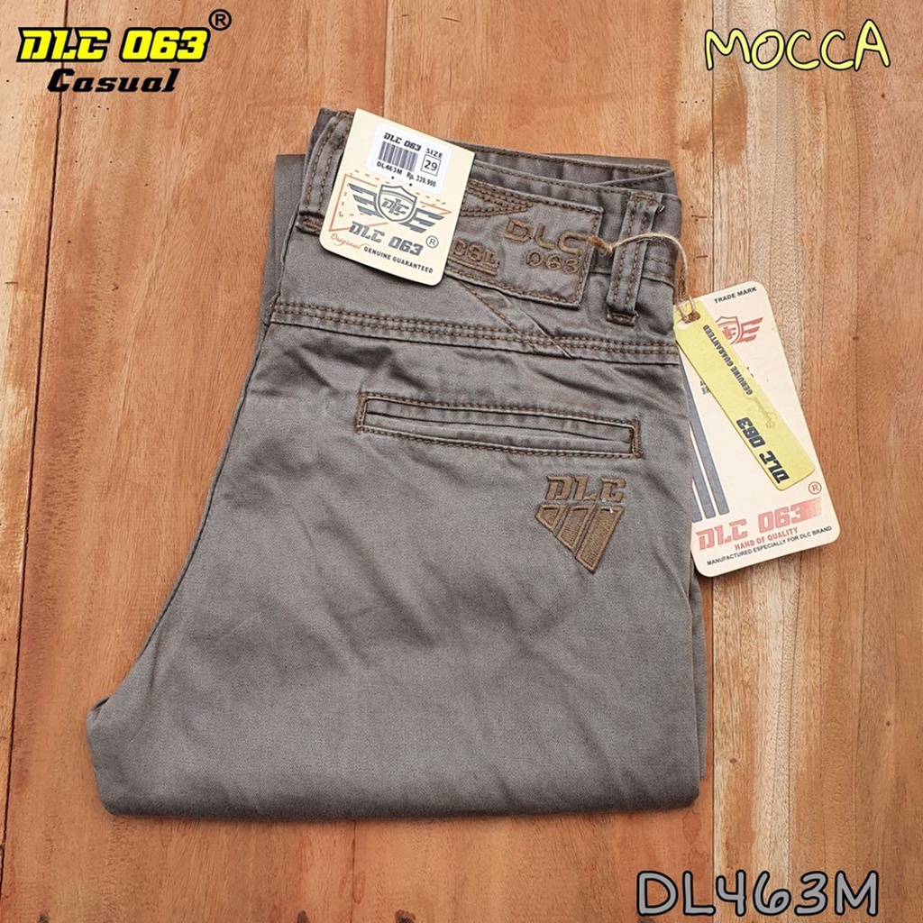 HOT SALE CELANA KANVAS SULFUR non Stretch / CELANA CASUAL BAHAN CARDINAL / CELANA KANVAS PRIA DLC 063  Reguler fit