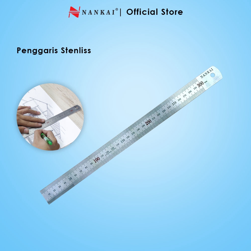 

Penggaris Stainless Steel 60cm Nankai