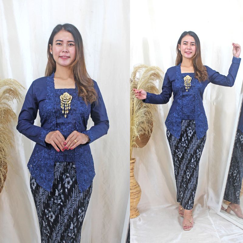 Kebaya Kutu baru Bordir Modern Terkini Murah Katun Grosir