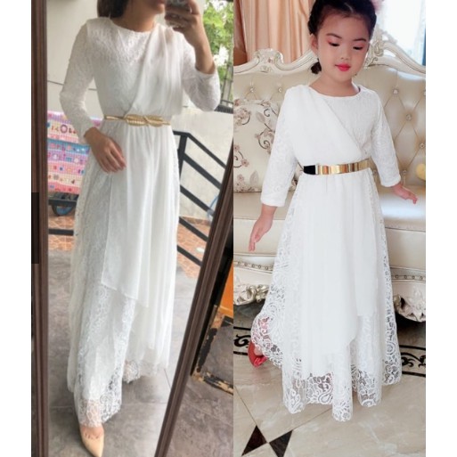 2001# ANAK dres anak terbaru muslim pesta ( DAPAT BELT BESI ANAK ) Fashion Dress Anak Muslim/ +FREE BELT BESI