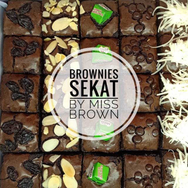 

RK12 brownies sekat by Miss Brown / brownies potong/ sekatbrownies / brokat / browkat / brownie