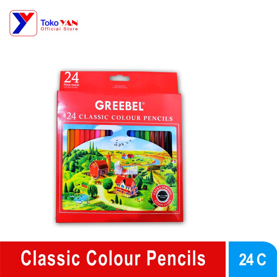 

Greebel 24 Classic Colour Pencils - Extra Strong 5724
